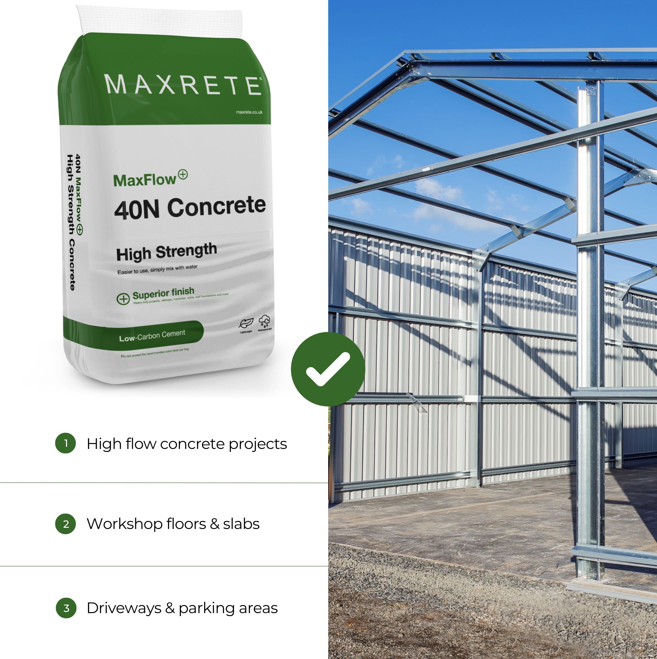 40N MaxFlow Concrete