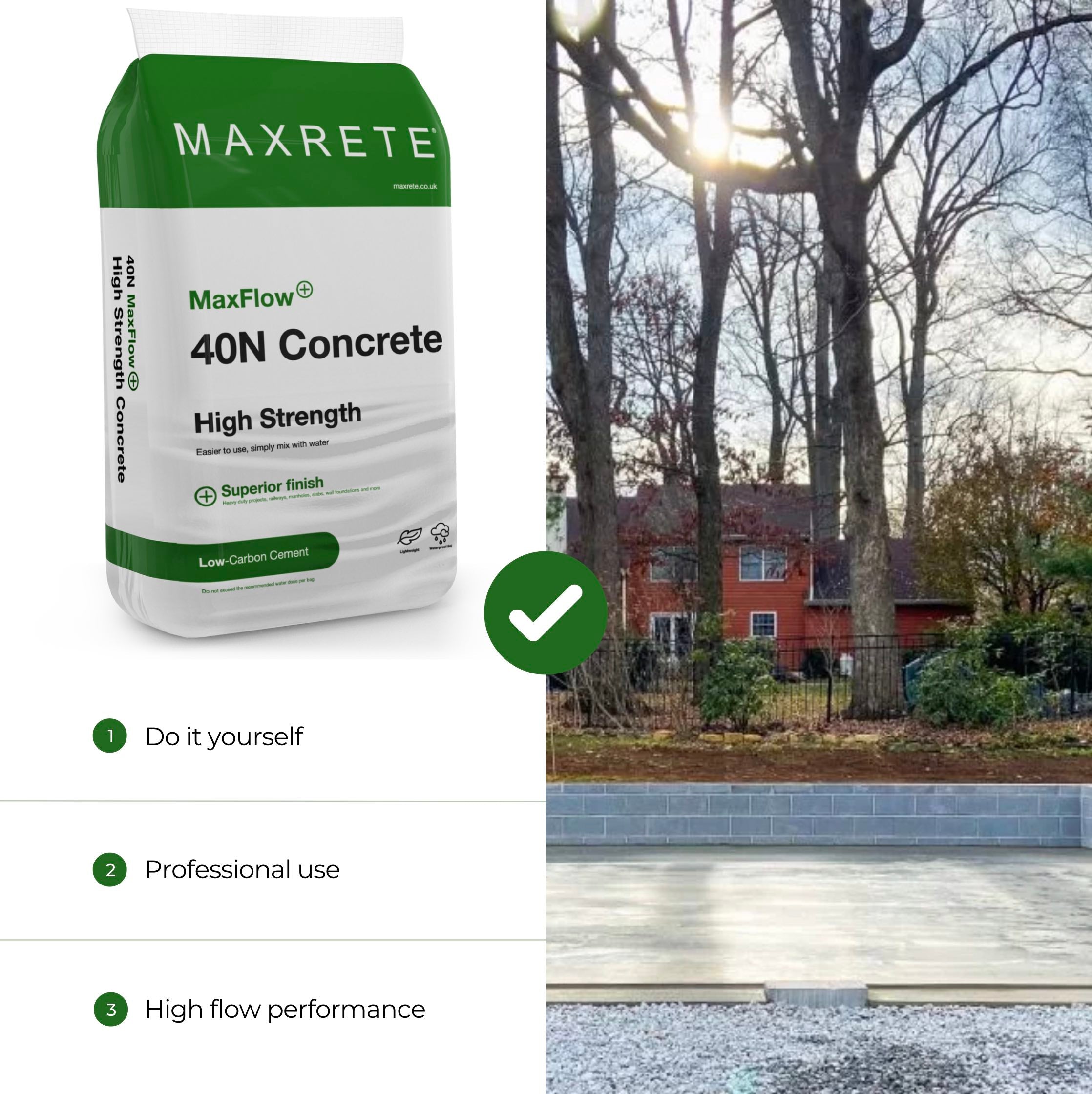 40N MaxFlow Concrete