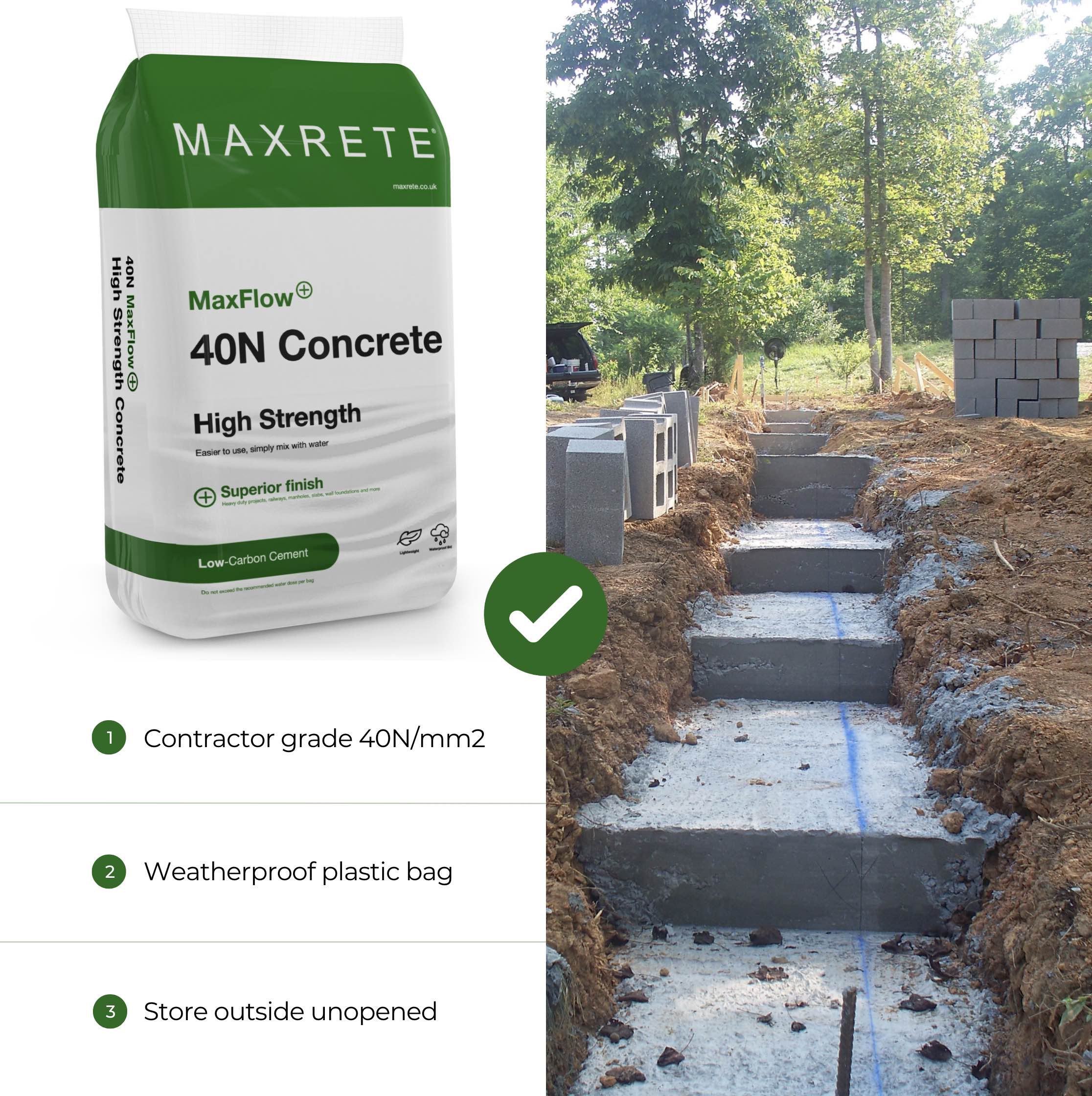 40N MaxFlow Concrete