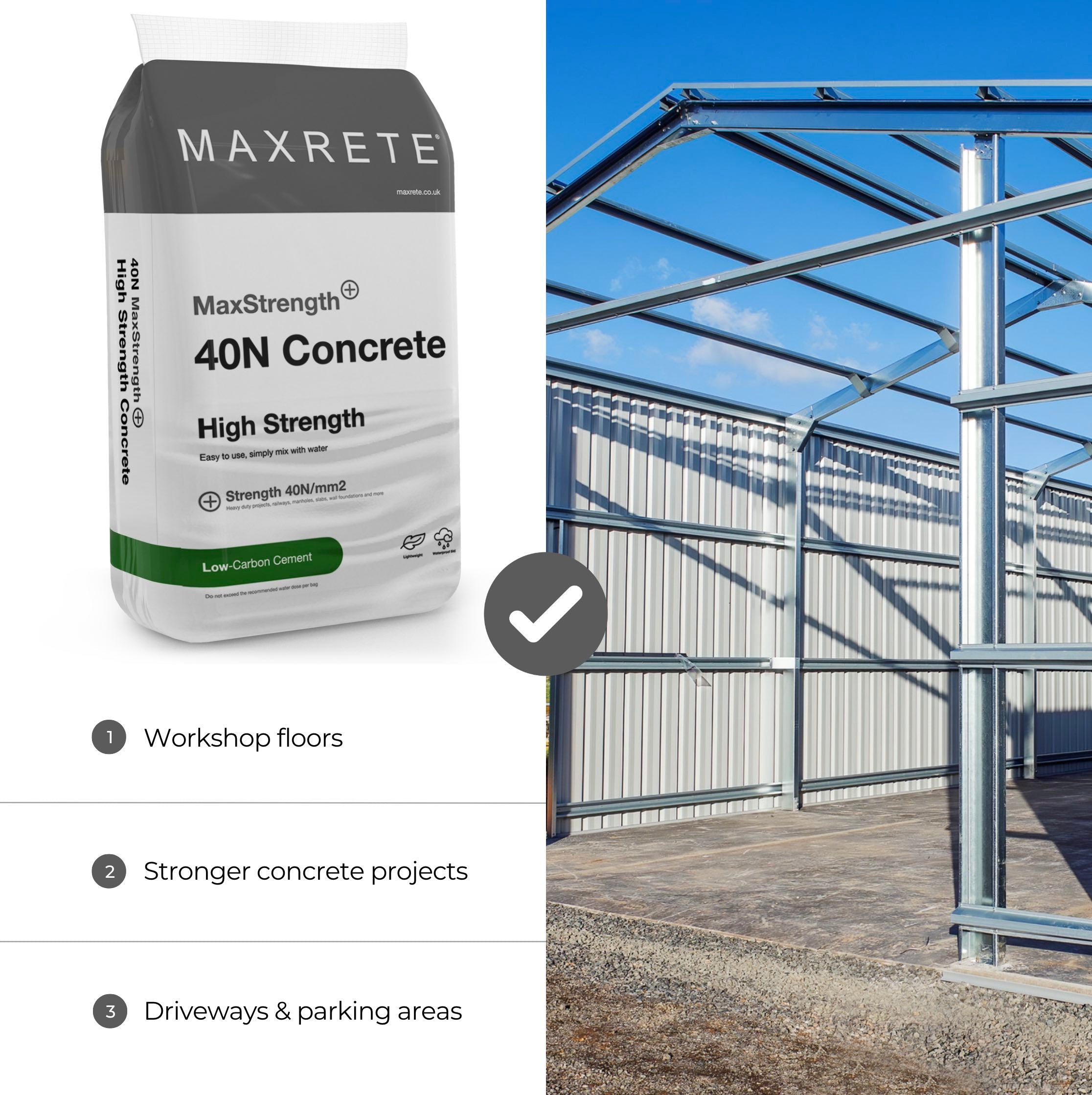 40N MaxStrength Concrete