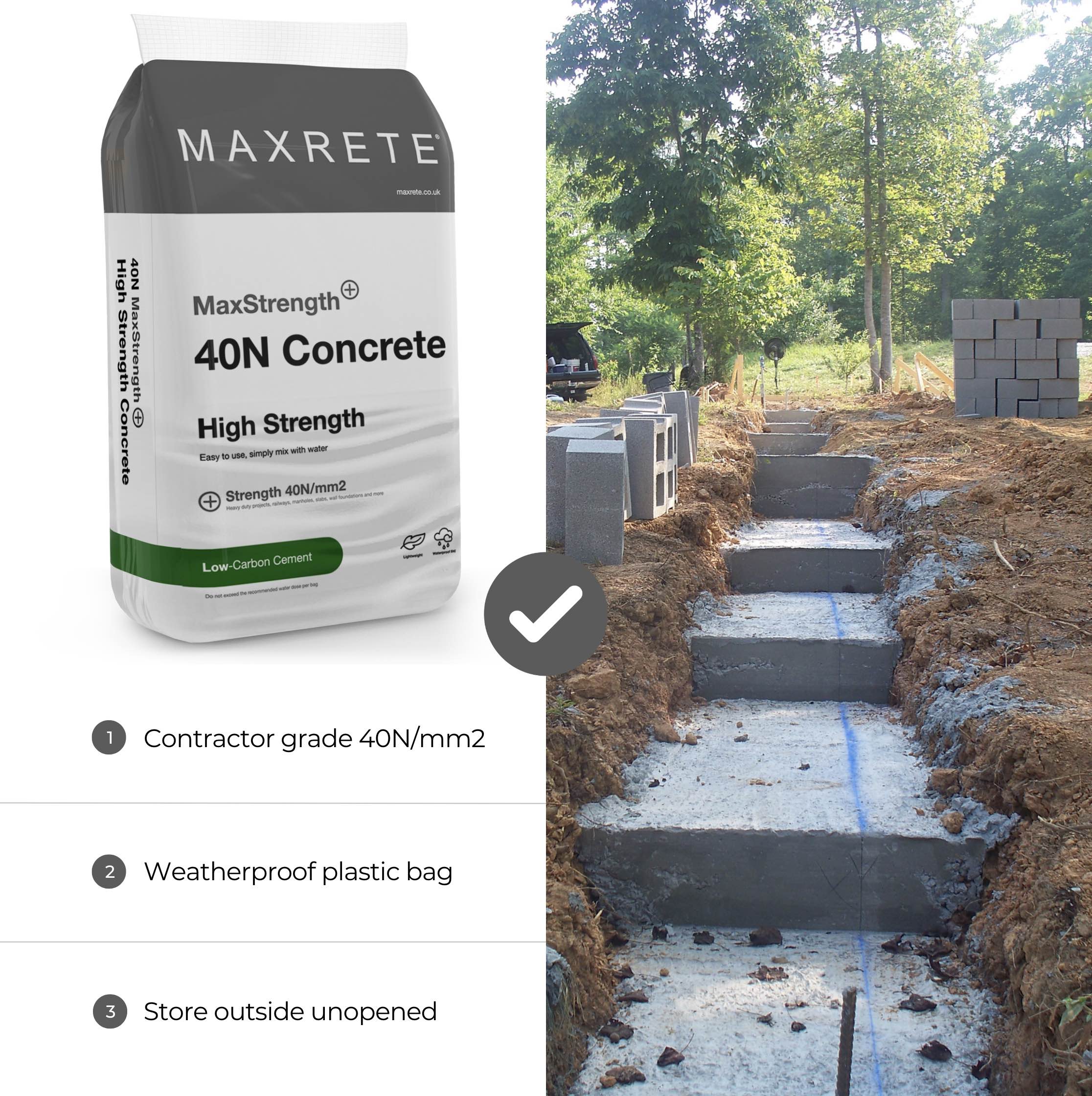 40N MaxStrength Concrete