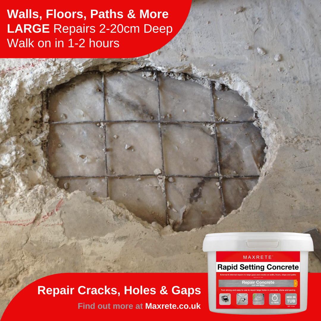 Rapid Setting Concrete 'Mix in Tub'