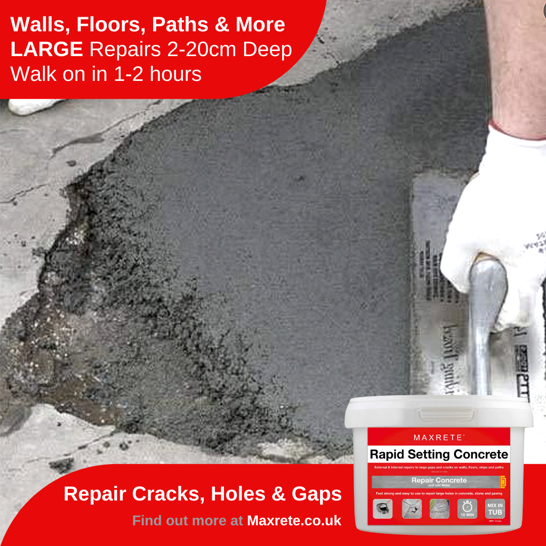 Rapid Setting Concrete 'Mix in Tub' Incl Multi-Use Kit