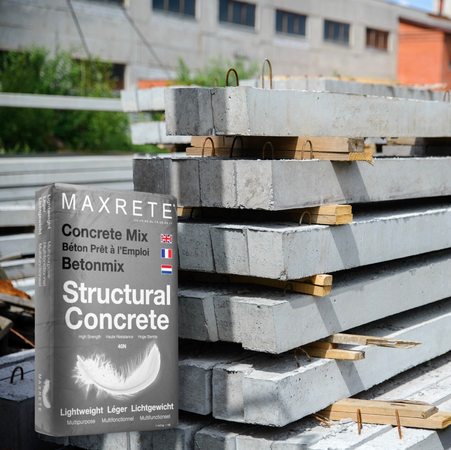 Ultra Lightweight Concrete 50x Bags FREE DELIVERY Maxrete®