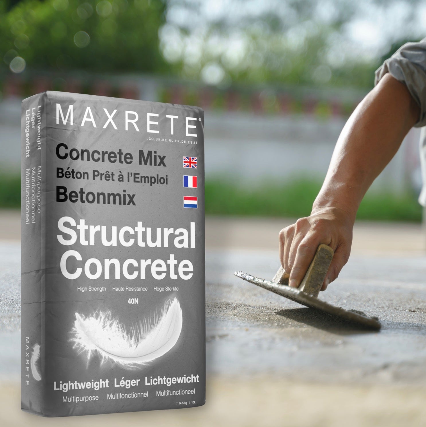 Ultra Lightweight Concrete 50x Bags FREE DELIVERY Maxrete®